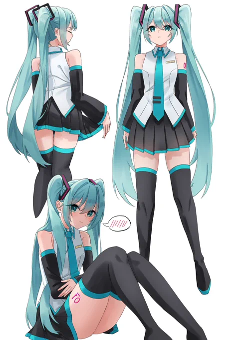 #見た人も無言で太ももを貼る 