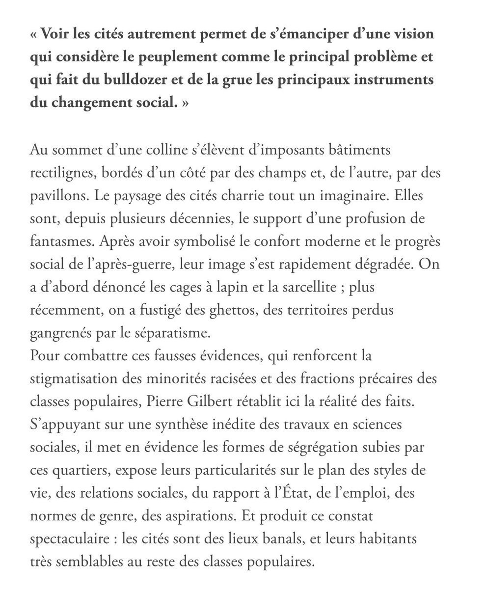 Pierre Gilbert - Quartiers populaires

Défaire le mythe du ghetto

À paraître en octobre chez Amsterdam