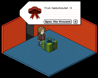 jeromesdhabbo's tweet photo. Well now I'll never know, as I can't open it. Is it a duck? Is it an Aloe? Is it an FF coloured TV? Who knows! I don't. This is a trophy and will stay that way.

Thank you so much @HabboHubWeb 
#HabboOrigins #HabboHotelOrigins https://t.co/QevDvGphyB