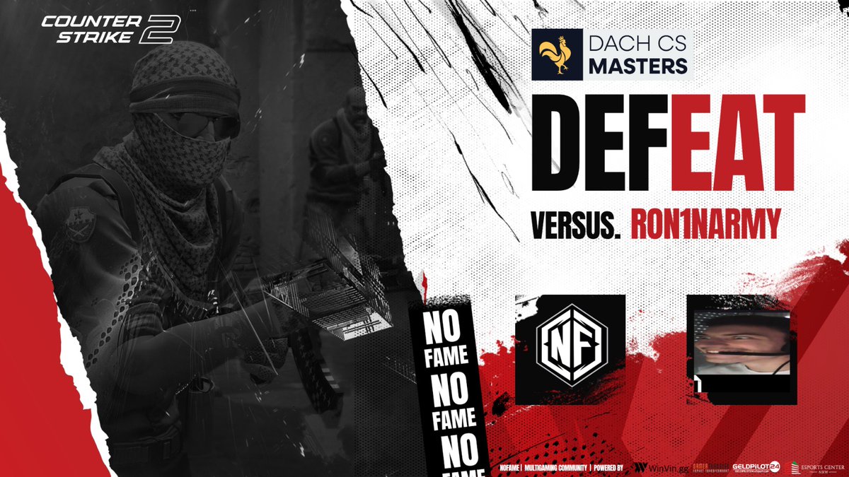 #NoFameLoss

Auch unser Team White muss sich in einer Spannenden Auseinandersetzung #Ron1narmy mit 1:2 geschlagen geben.

Maps:
Anubis: 0⃣8⃣:1⃣3⃣
Nuke: 1⃣3⃣:0⃣9⃣
Ancient: 0⃣7⃣:1⃣3⃣

GGWP‼️

#Matchday #Geldpilot24 #CS2 #DachCsMasters #Multigaming #NOneedforFAME #CPIvendorf
