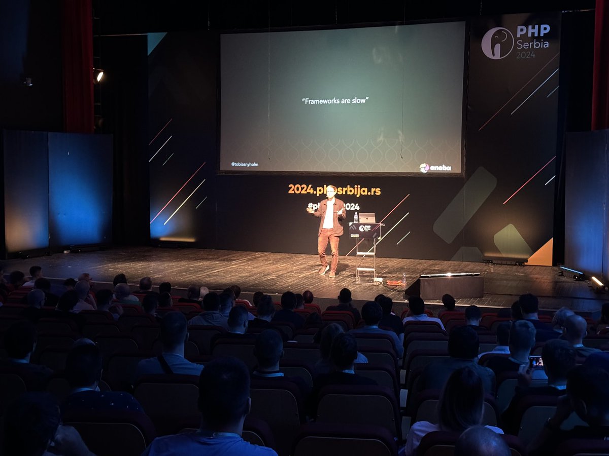 PHP Serbia (@phpsrbija) on Twitter photo 🚀 Up next at PHP Serbia 2024: <a href="/TobiasNyholm/">Tobias Nyholm</a> on Building Really Fast Applications! Learn key strategies to boost performance, considerations for new projects, and quick fixes for faster applications.
#Performance #Tech #PHP #phpsrb 🚀 Up next at PHP Serbia 2024: <a href="/TobiasNyholm/">Tobias Nyholm</a> on Building Really Fast Applications! Learn key strategies to boost performance, considerations for new projects, and quick fixes for faster applications.
#Performance #Tech #PHP #phpsrb