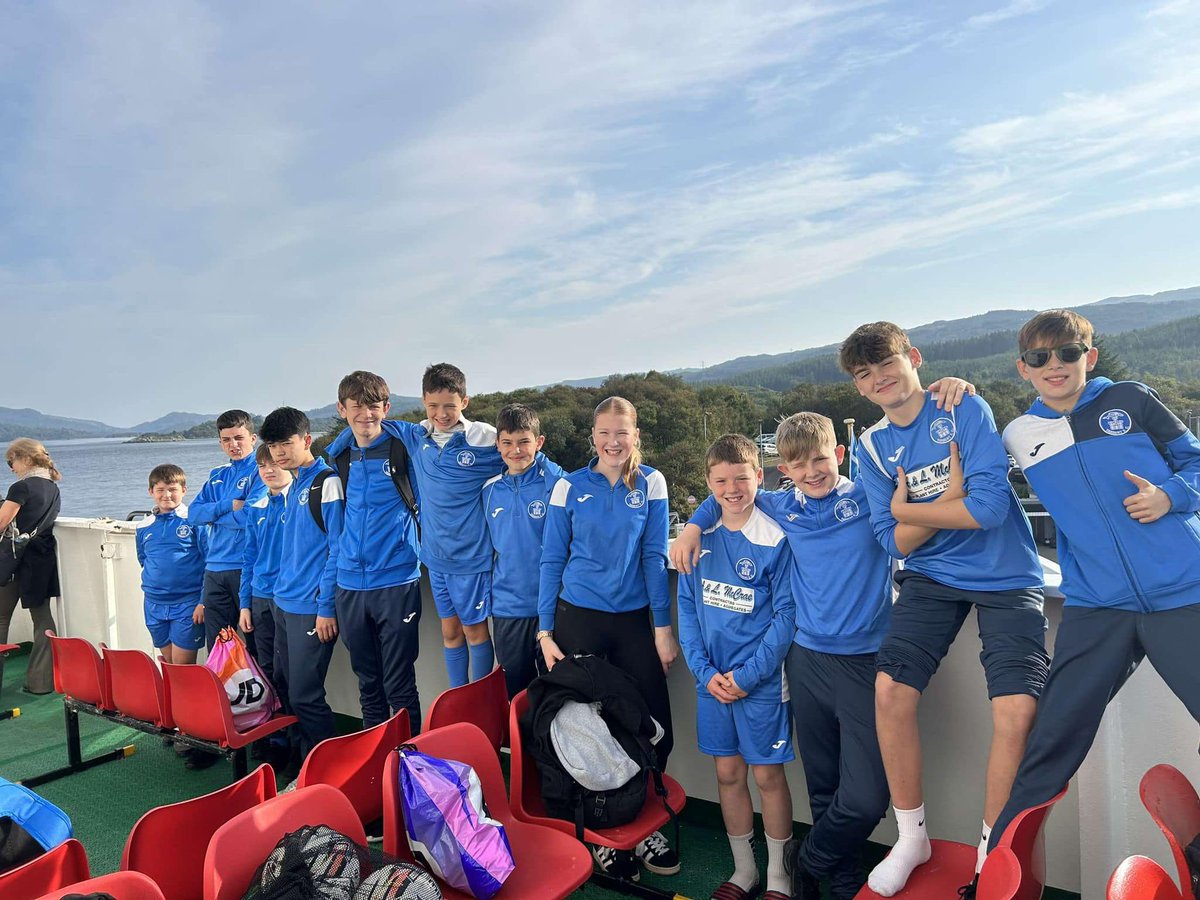 First game of the season for <a href="/afc_tarbert/">Tarbert AFC</a> / Tarbert Soccer Centre U-14s, en route this morning to face Port Ellen FC Juniors in the Caledonian MacBrayne AIYFA Under 14 League. Away game journeys can’t get much better than this! ☀️🚢😎⚽️ #grassrootsfootball <a href="/ScottishYouthFA/">Scottish Youth FA</a> #Islay