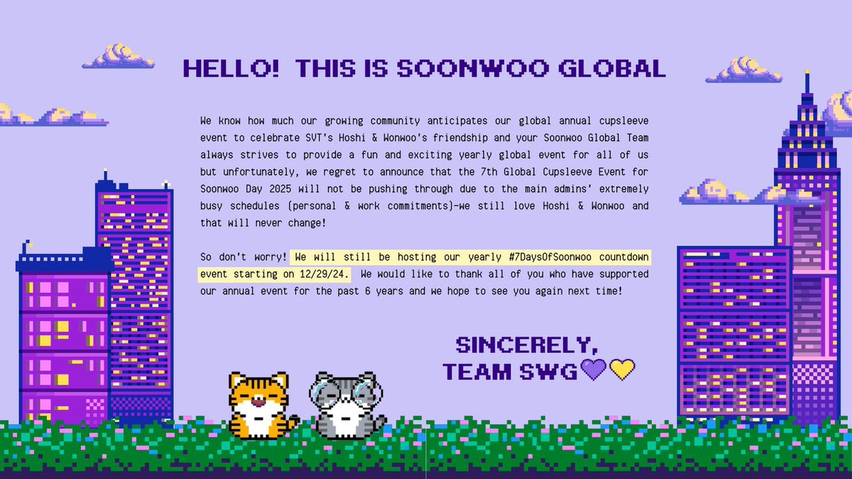 snwuglobal's tweet photo. 📣 [ANNOUNCEMENT] Re: SoonWoo Day 2025 https://t.co/BoByMhAGDU