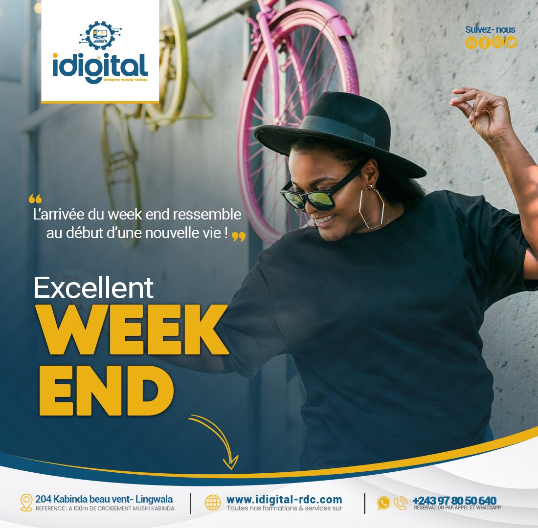 iDigitalCreate's tweet photo. 💫 L’arrivée du week-end, c’est comme le début d’une nouvelle vie ! 💫

Enfin le temps de se détendre, de vivre à son rythme et de savourer chaque instant. 

Profitez-en bien ! 🌿☀️

#iDigitalCreatives #creativeidigital  #WeekendMode #PauseBienMéritée #NouveauDépart. https://t.co/qJ7YdvW3FD