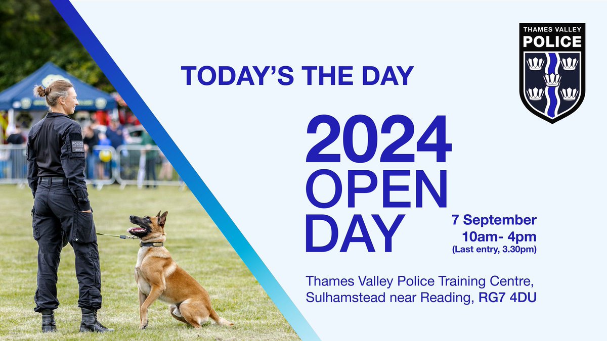 Some of our riders are at the <a href="/ThamesVP/">Thames Valley Police</a> open day raising money for <a href="/UK_COPS/">COPS</a> 
Do drop by and make a donation or a purchase from their stall!
💙