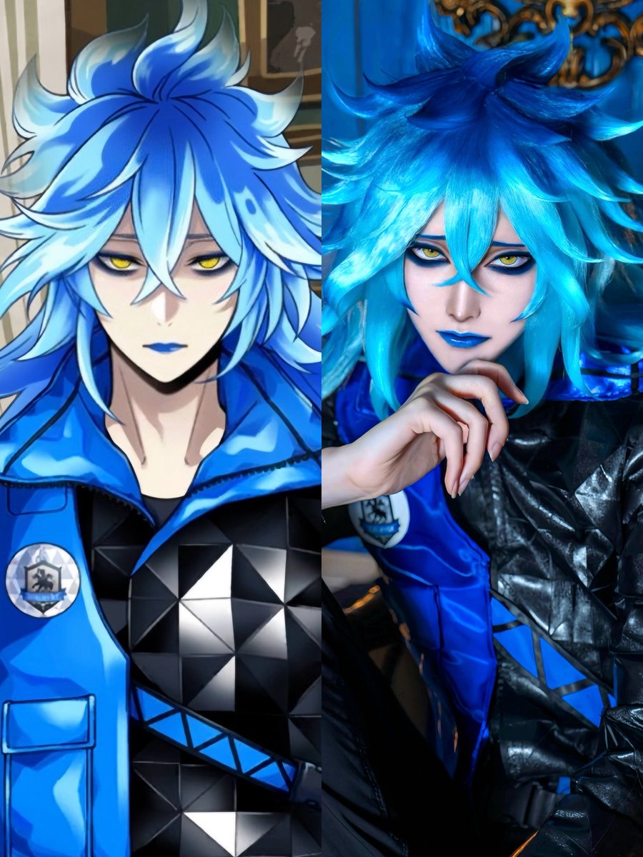 メイクとウィッグの難易度高かったイデア氏💙💀