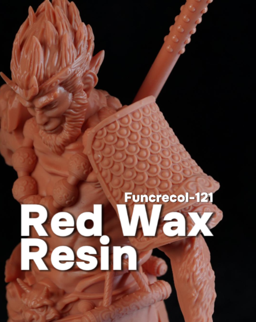 Funcrecol's tweet photo. Funcrecol-121 Red Wax Resin: Precision Meets Elegance! 🎨✨

High precision and sharpness 🎯
Ceramic-like texture 🏺
Low odor 🌿
Strong detail performance 🔍
No cracking or deformation 🔧

Follow us for more 3D printing tips! 🔍

#Funcrecol #3Dprinting  #ScaleModels #DIY https://t.co/Bd9qbkUE9X
