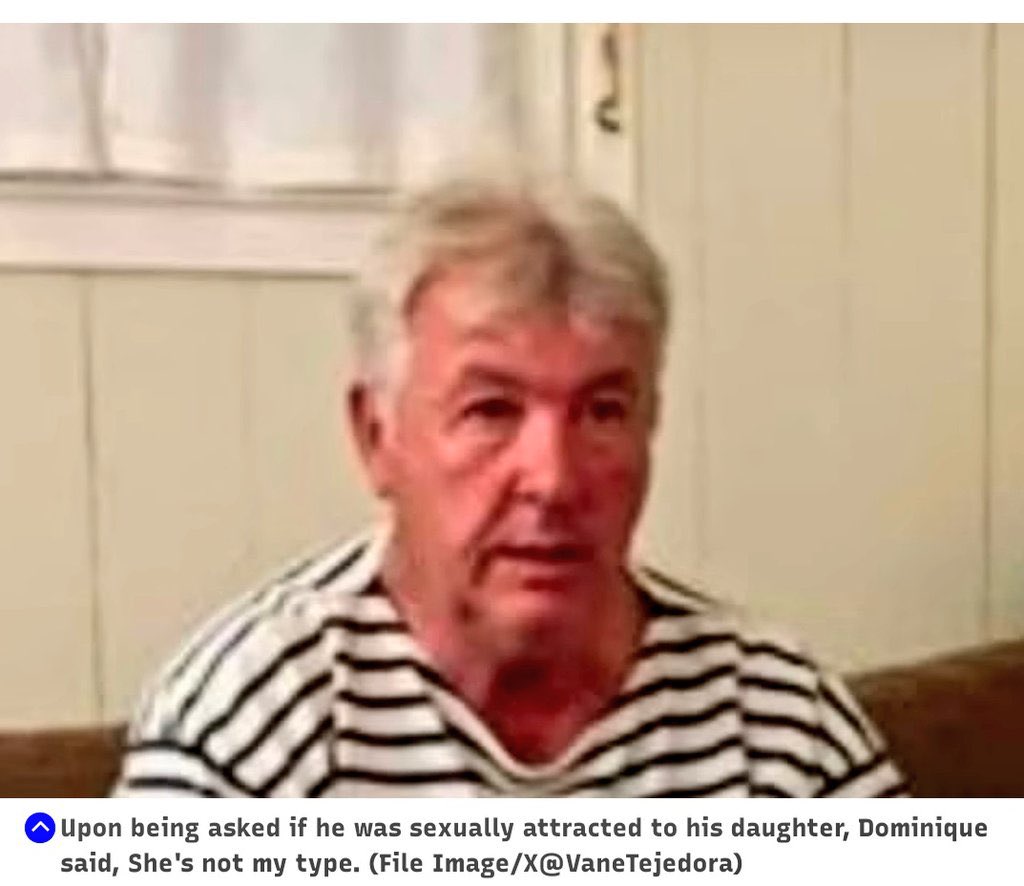 <a href="/womenpostingws/">Women Posting W's</a> Rather than publicising the face of the victim, ise the photo of the man who wanted the trial kept private?

Dominique Pélicot.