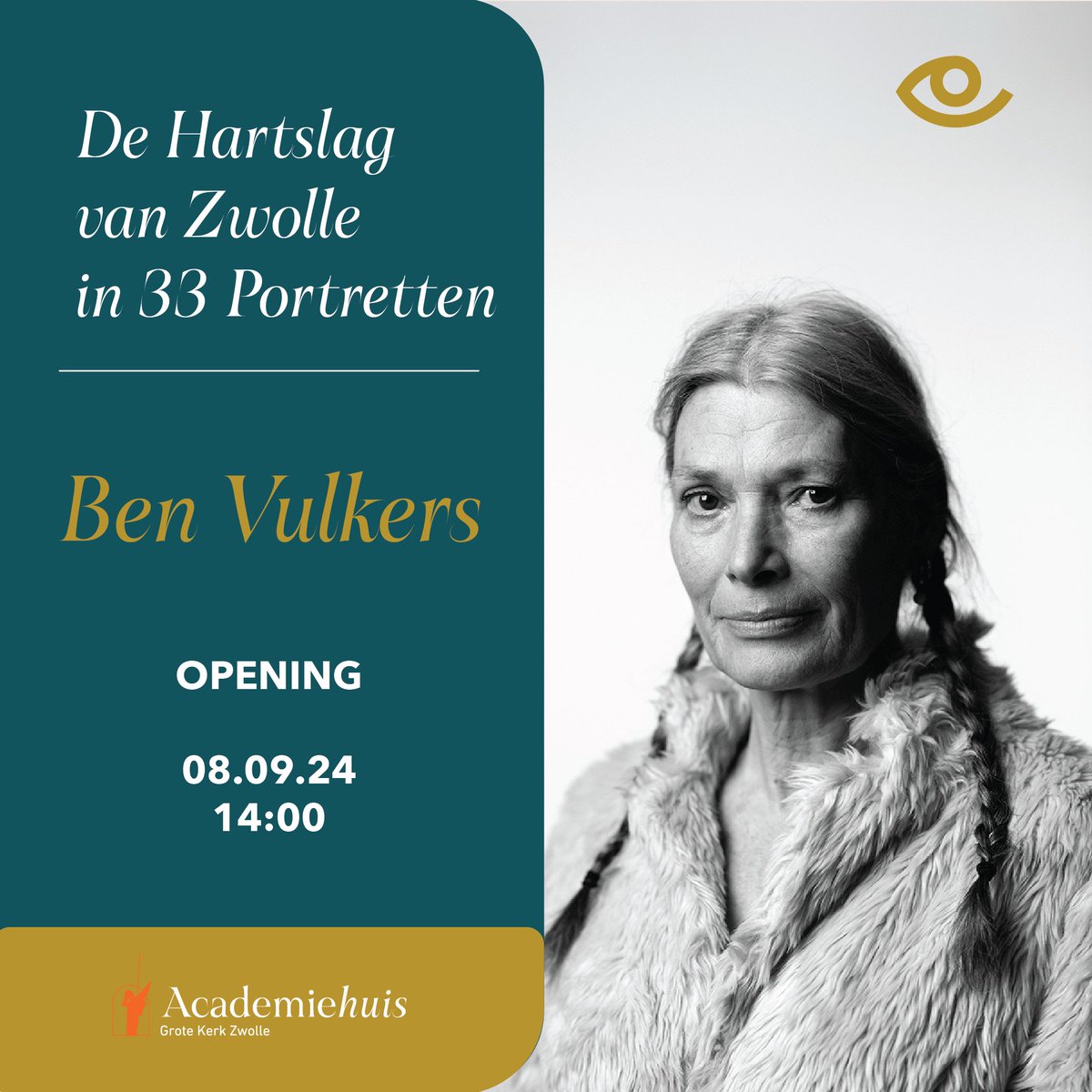 𝘿𝙚 𝙃𝙖𝙧𝙩𝙨𝙡𝙖𝙜 𝙫𝙖𝙣 𝙕𝙬𝙤𝙡𝙡𝙚 𝙞𝙣 33 𝙋𝙤𝙧𝙩𝙧𝙚𝙩𝙩𝙚𝙣

𝗢𝗽𝗲𝗻𝗶𝗻𝗴: 𝘇𝗼𝗻𝗱𝗮𝗴 𝟴 𝘀𝗲𝗽𝘁𝗲𝗺𝗯𝗲𝗿 𝟮𝟬𝟮𝟰 𝗼𝗺 𝟭𝟱:𝟬𝟬
𝗘𝘅𝗽𝗼𝘀𝗶𝘁𝗶𝗲: 𝟴 𝘀𝗲𝗽𝘁𝗲𝗺𝗯𝗲𝗿 𝘁/𝗺 𝟯𝟬 𝗻𝗼𝘃𝗲𝗺𝗯𝗲𝗿 𝟮𝟬𝟮𝟰
𝗵𝘁𝘁𝗽𝘀://𝗹𝗼𝗼𝗺.𝗹𝘆/𝗣𝗫𝗲𝟰𝗤𝘄𝗴