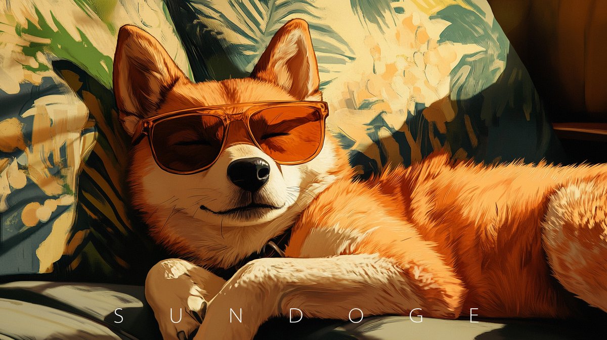 SUNDOGE_MeMe's tweet photo. Now this... this is the life. 😎🛋️ https://t.co/xhpsj30R7o
