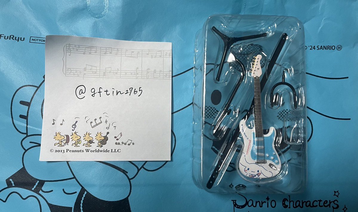 gftin2765's tweet photo. @miyoshisora28 検索から失礼致します。
こちらシナモン(ギター)を所持しているのですがハンギョドンとの交換は可能でしょうか。
手渡しではなく郵送での交換希望なので条件とは異なるのですがご検討よろしくお願いいたします。 https://t.co/uDL9OeBpOn
