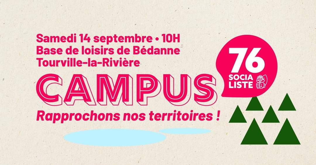PS_Elbeuf's tweet photo. [Le @partisocialiste fait sa rentrée] 

Retrouvons-nous samedi 14 septembre sur la base de loisirs de Bedanne pour un moment politique et convivial autour de @NicolasMayerNMR, @DjoudeMerabet, @VDuchaussoy, @claire_fita et @karim_bouamrane.

Inscriptions ⤵️
https://t.co/rXHi2BOex4 https://t.co/IvNq1eQVzn