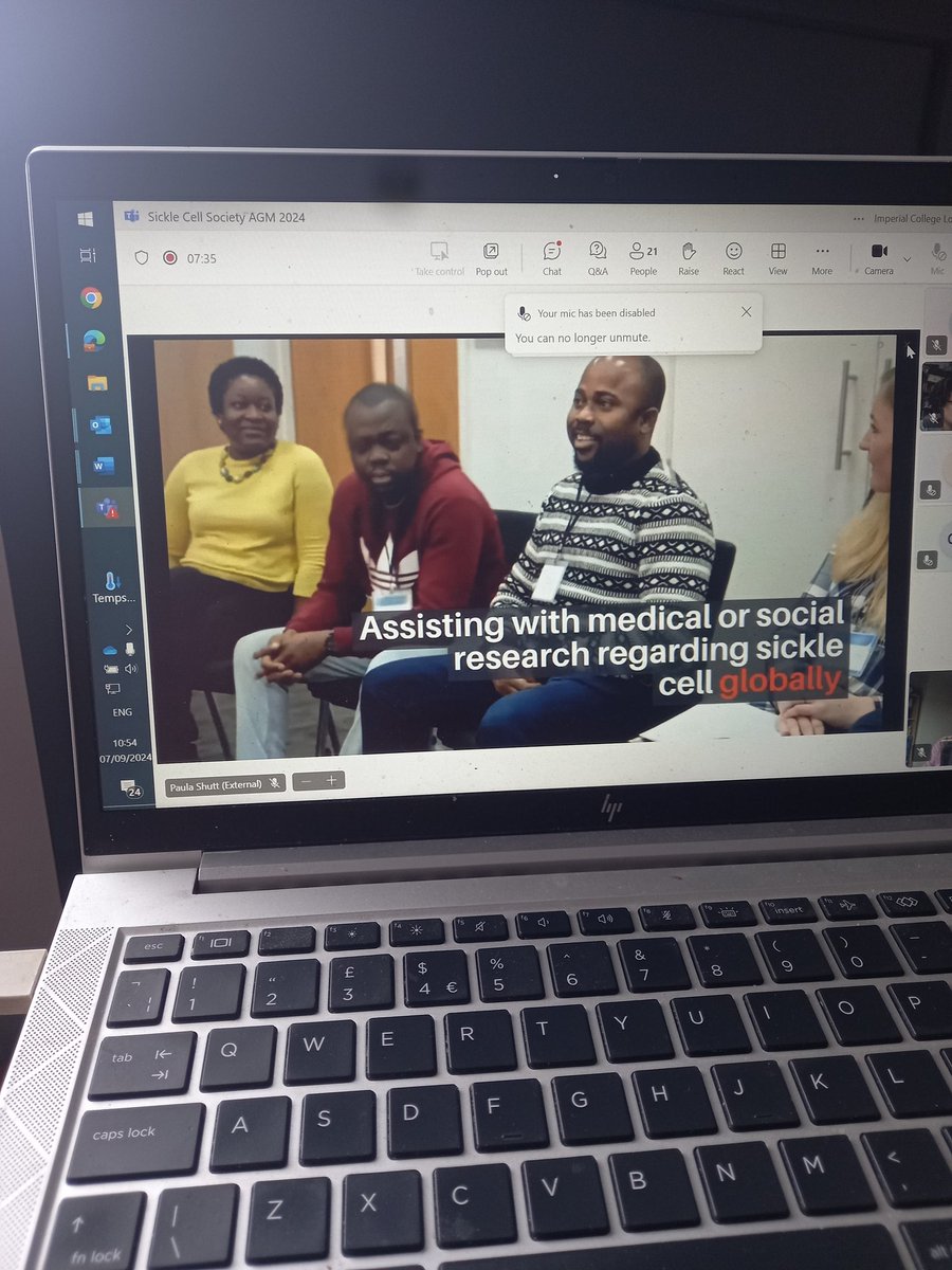 Ganesh Sathyamoorthy 💙 (@gjsathyamoorthy) on Twitter photo Just starting the <a href="/SickleCellUK/">Sickle Cell Society</a> AGM with a great video describing #Sicklecell and the work of the Sickle Cell Socitey <a href="/JohnJamesOBE/">John James OBE</a> <a href="/EHU_ARCNWL/">Ethnicity & Health Unit</a> Just starting the <a href="/SickleCellUK/">Sickle Cell Society</a> AGM with a great video describing #Sicklecell and the work of the Sickle Cell Socitey <a href="/JohnJamesOBE/">John James OBE</a> <a href="/EHU_ARCNWL/">Ethnicity & Health Unit</a>