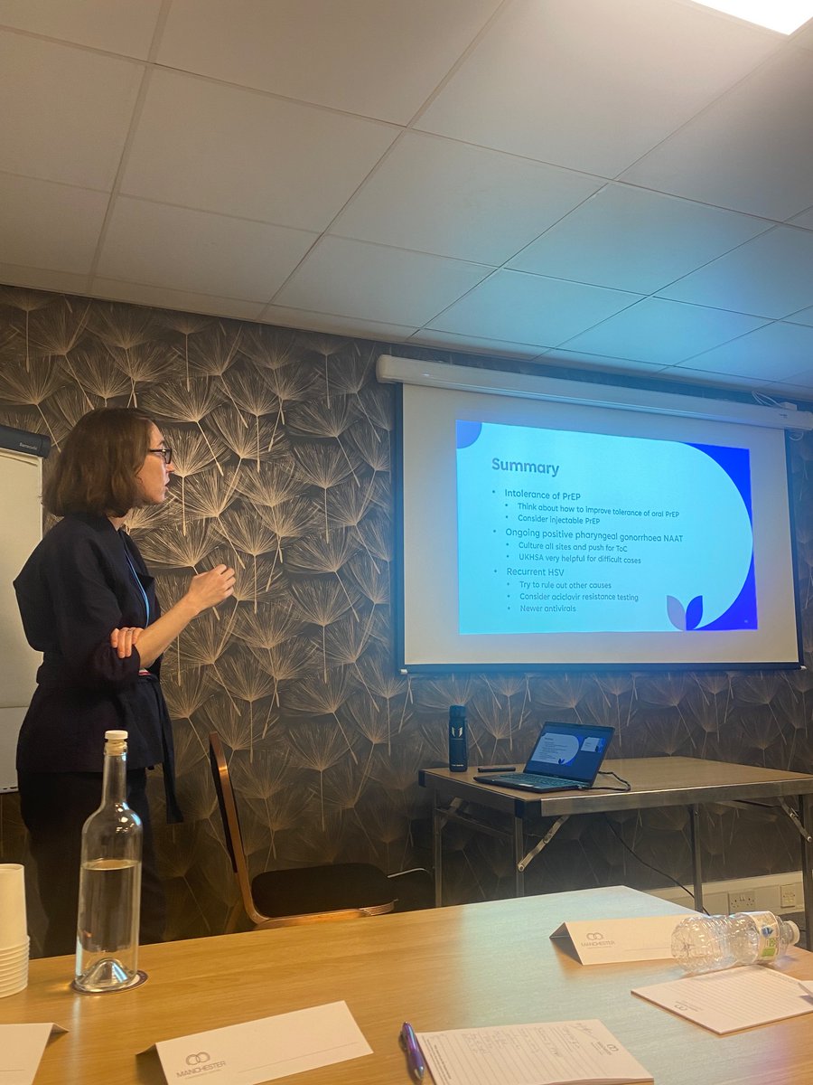 Morning! Day 2 of #bashhsas2024 conference and it is off to start with very interesing complex GUM cases by Dr Emily Clarke. Interesting discussions on new injectable prep, Resistant GC and resistant HSV. <a href="/BASHH_UK/">BASHH</a> <a href="/FSRH_UK/">The FSRH</a>