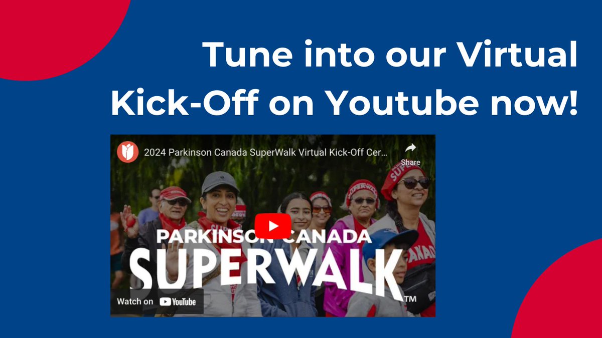 SuperWalk's tweet image. Strap on your sneakers, #SuperWalk24 weekend is upon us! Whether you're walking at one of our 30 locations or hosting a DIY walk with family and friends, join us as we kick-off SuperWalk weekend with our Virtual Kickoff video! @parkinsoncanada

bit.ly/47e9Y82