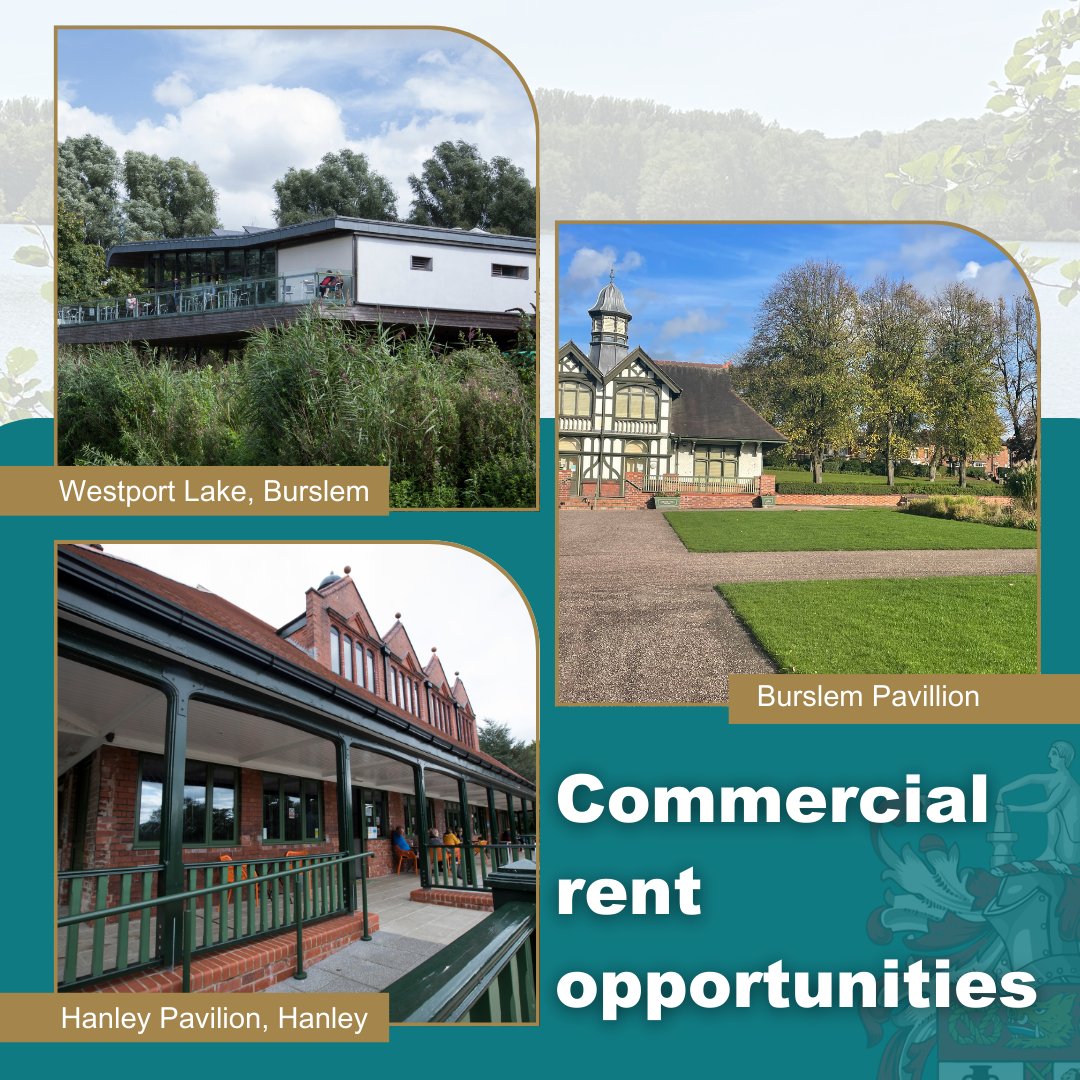 📢 We're inviting businesses to run cafés in 3⃣ of our most popular parks.

❓Have you got an idea for a café or restaurant for:

🏞️ Westport Lake - orlo.uk/8lyQl
🌳 Burslem Park - orlo.uk/ISl7D
🌳 Hanley Park - coming very soon!