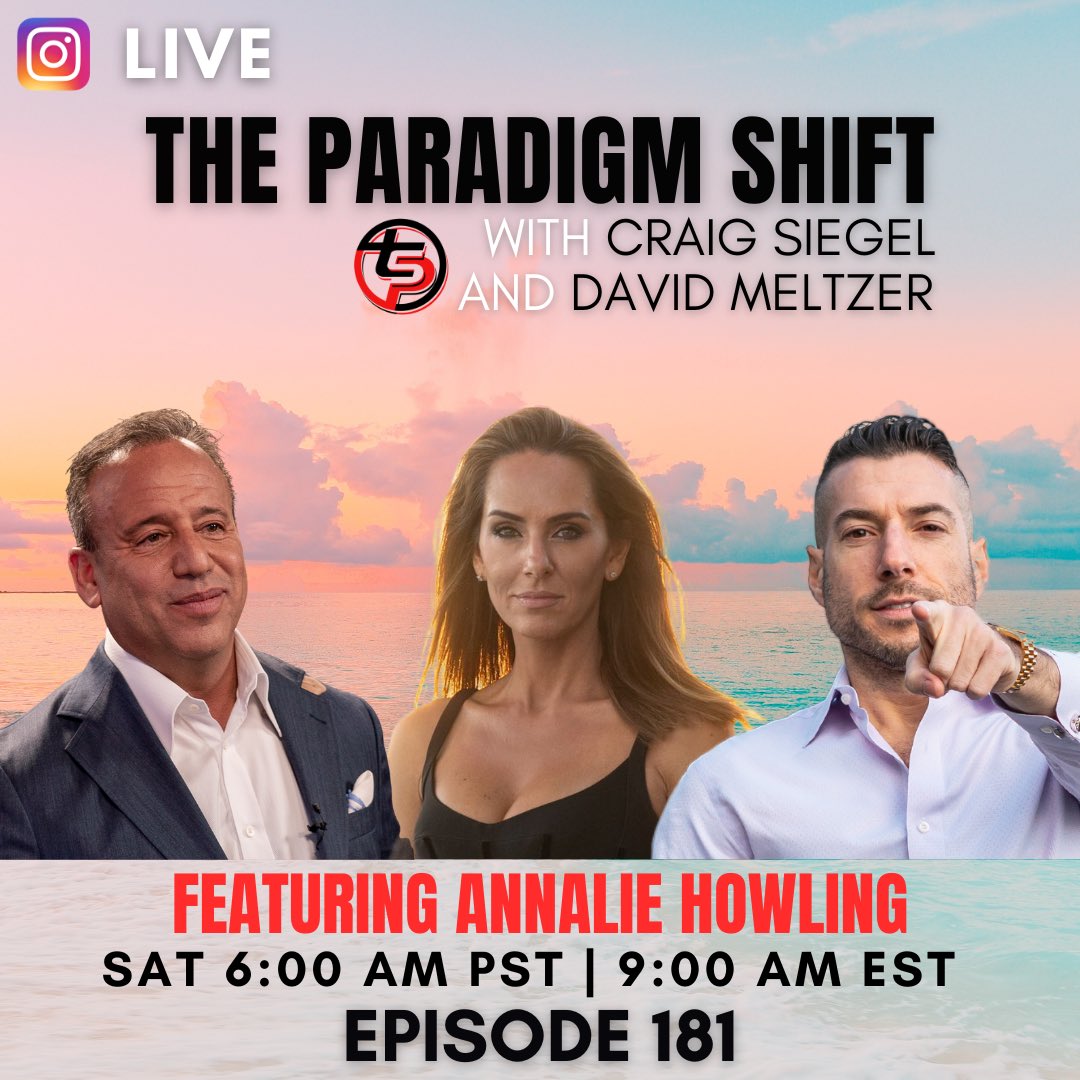 CraigSiegel_CLS's tweet image. 🎉 The 2024 Momentum Continues with Episode 181! Dive into an electrifying conversation with the Handsome @davidmeltzer and the insightful Annalie Howling. Expect game-changing surprises and profound insights. Time to get buck wild! You don’t want to miss this!
Catch the…