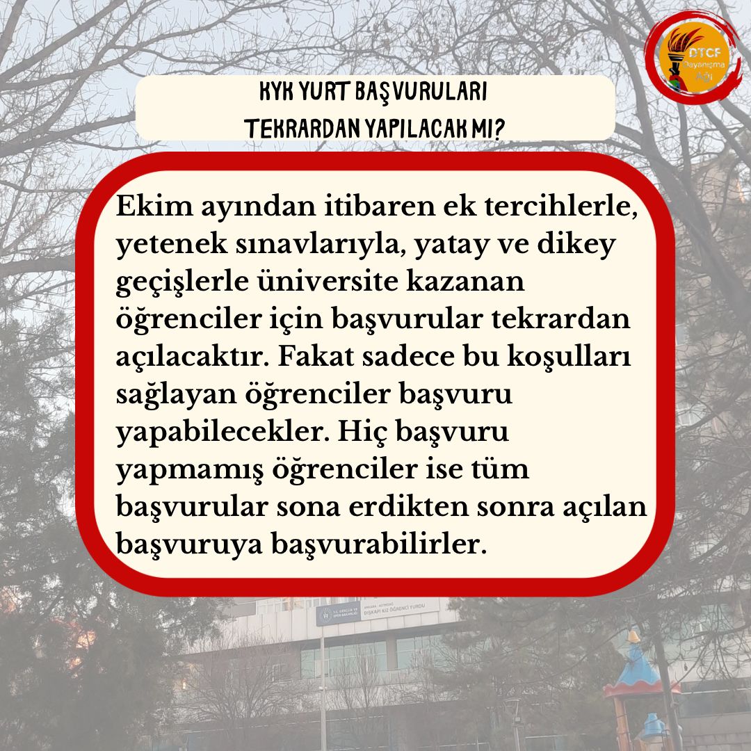 DTCF Öğrenci Dayanışma Ağı tweet media