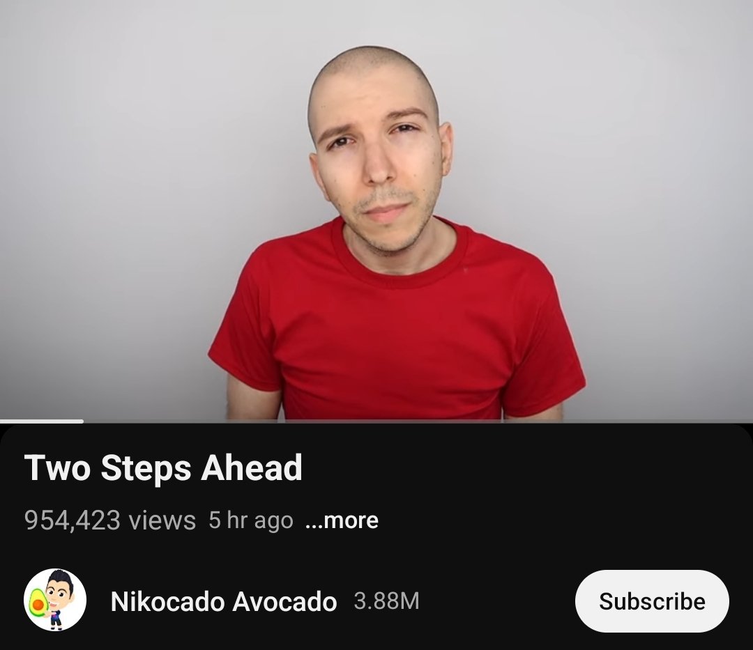 nikocado is thin. the timeline has shifted.