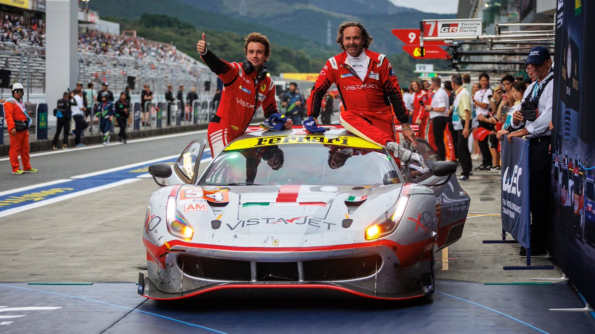 WEC Stats (@wecdata) on Twitter photo 54 - <a href="/FerrariRaces/">Ferrari Races</a> (📸) won GTE Am at #6hFuji twice - in 2017 and 2023, both by its #54 car. The 2023 race-winning crew of <a href="/rigondavide/">Davide Rigon</a>, Thomas Flohr and <a href="/FCastellacci/">FrancescoCastellacci</a> return to Japan on the back of a DNF in COTA. 54 - <a href="/FerrariRaces/">Ferrari Races</a> (📸) won GTE Am at #6hFuji twice - in 2017 and 2023, both by its #54 car. The 2023 race-winning crew of <a href="/rigondavide/">Davide Rigon</a>, Thomas Flohr and <a href="/FCastellacci/">FrancescoCastellacci</a> return to Japan on the back of a DNF in COTA.