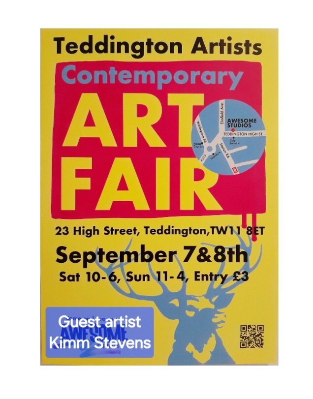 Shout out to Ash at <a href="/marksandspencer/">M&S</a> #Teddington 
Thank you for your support for local artists. 
Teddington Artists art fair this weekend. 
#artforsale #SupportLocal 
#kimmstevens