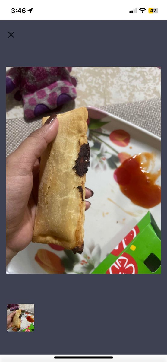 arushi51's tweet photo. @mcdonaldsindia @SwiggyCares @Swiggy received burnt mcpuff and look at what swiggy support replied. https://t.co/SXQOLpRlaO