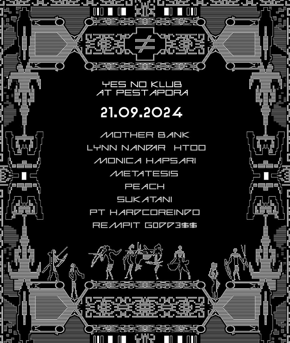 Listen to YNK x Pestapora 2024 Day 2 mixtape featuring Mother Bank, Peach, Monica Hapsari, rEmPiT g0dDe$$, Sukatani, Lynn Nandar Htoo, and PT HARDCOREINDO on on.soundcloud.com/8eLwirAabNhGgF… #YNKPESTAPORA