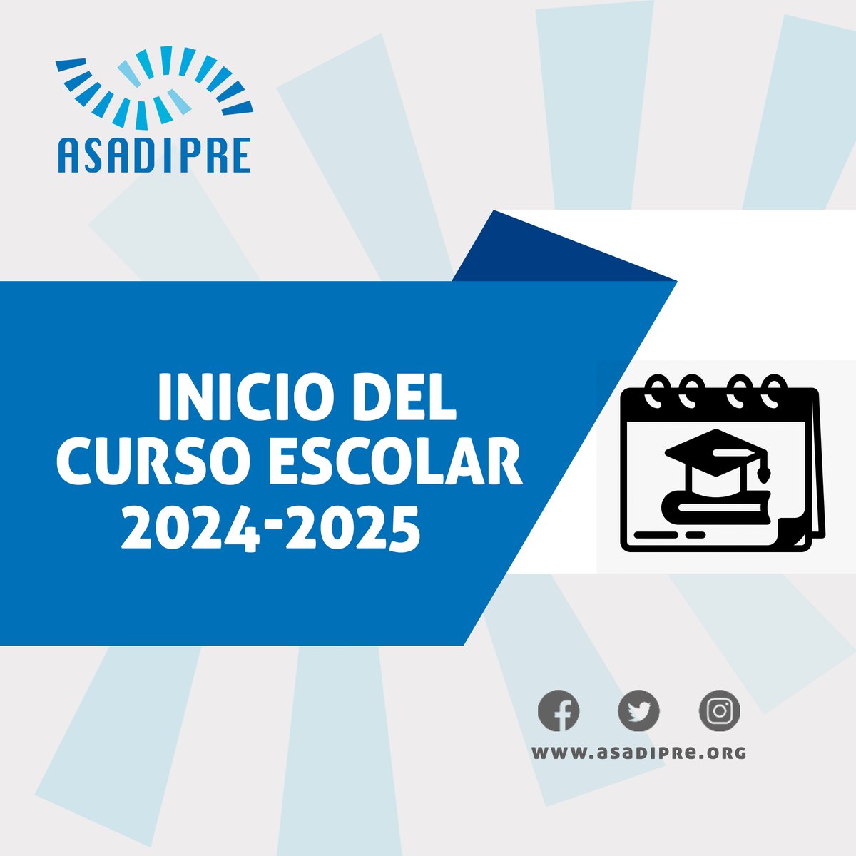 asadipre's tweet photo. INICIO DEL CURSO ESCOLAR 2024/25
En este nuevo inicio de curso, desde ASADIPRE queremos expresar nuestro malestar 😔 ante la publicación de las vacantes ofertadas en el llamamiento de SIPRI del pasado 4 de Septiembre de 2024.

👉 https://t.co/XSTAcx2tlO

#asadipre  #Curso202425 https://t.co/TnbkO9TzGZ