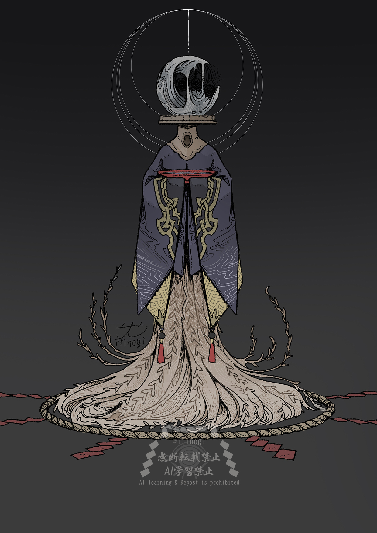 皇が感じた人体チャクラの神文字封じ絵画 皇が感じた人体