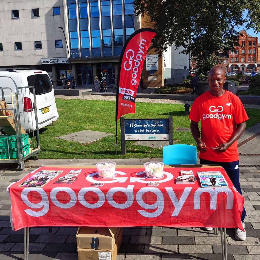 Come down to St. George's Square today and meet some of the GoodGym team at the sport and activity event !