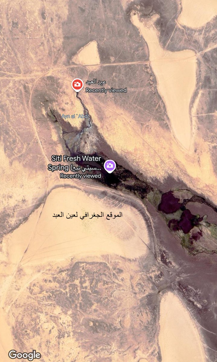 GeomaticsK's tweet photo. عين العبد Ain Al-Abd.. الموقع الذي جمع النقيضين

اسمها عالمي ويعرفها المتخصصين في المساحة والجغرافيا ورسم الخرائط وكل ما يتعلق بالاحداثيات، ولكن يجهل البعض ماهيّتها وموقعها الجغرافي، إنها عين العبد Ain Al-Abd أول مرجع جيوديسي محلي للمملكة حفظها الله

تقع عين العبد ضمن حدود المنطقة الشرقية غرب محافظة الخفجي بـ 25 كيلومتر تقريبا وهي عبارة عن عين مياه كبريتية داكنه يحيط بها سباخ داكنة اللون تقع على مساحة 600 كيلومتر مربع تقريبا

التسمية قديمة ويرجع سببها بحسب سكان المنطقة إلى خروج مياة داكنه من فوهتها بارتفاع عدة أمتار حتى يُخيّل لمن يشاهدها من بعيد بخروج مارد (التفاصيل*)

هذه المياه الداكنه غير صالحة للشرب وتسببت في نفوق العديد من الحيوانات بسبب تلوث مياهها والأوحال المحيطة بها وتسببت كذلك في دمار بيئة المناطق التي تصل إليها مياهها الملوثه

بحسب تقارير دراسات أجرتها هيئة المساحة الجيولوجية على الموقع فإن مصدر المياه نبع طبيعي على الأرجح وليست بئرا قديمة ومياهها غير قابلة للاستهلاك وتتسبب في تصلب التربة وهلاك النباتات 

في المقابل فقد تم اختيار موقعها لتكون المسند الجيوديسي المحلي للمملكة مع نهاية الستينات الميلادية وتم تعيينها كنقطة مرجعية جيوديسية في عام 1970 من قبل شركة #أرامكو على المرجع الجيوديسي  International 1924 وهي مسند محلي مناسب للاستخدام في دولتي #الكويت و #البحرين بسبب قربهما منها

وقت انشائها لم تكن تقنيات نظم الملاحة بالأقمار الصناعية #GNSS قد ظهرت بعد، لذلك فقد تم انشائها عن طريق الرصد الفلكي ليتطابق موقعها الجغرافي مع المرجع الجيوديسي العالمي International 1924 وبذلك يمكن تأسيس مسند Datum محلي وطني ينطلق منها في شبكة نقاط الثوابت المساحية الأرضية

تقع عين العبد على #UTM ضمن zone أو منطقة رقم 39N باحداثيات تقريبية:
24° 11' N
50° 48' E
على ارتفاع 68m تقريبا فوق مستوى سطح البحر 

وكما أن منطقة عين العبد غير صالحة للعيش، ففي المقابل وجيوديسيّا فقد أصبحت Ain Alabd مرجعا محليا معترف به عالميا وساهم بشكل كبير في بناء شبكة جيوديسية محلية ورسم خرائط مختلفة للمملكة والكويت والبحرين

كتبه:
م. خالد العريني

مراجع:

 https://t.co/p11QI9PNzW   *

*     https://t.co/QHxdPdZ31Z

https://t.co/KwVzO0h3mg.

https://t.co/3wALgRUMaU