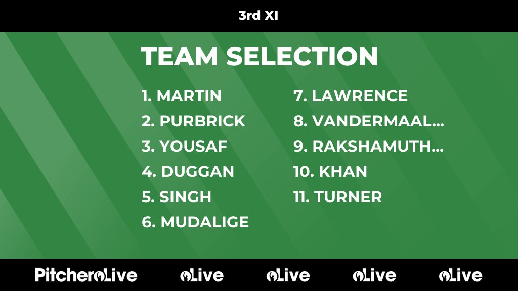 Today's 3rd XI team selection #Pitchero
bromleycricketclub.com/teams/260770/m…