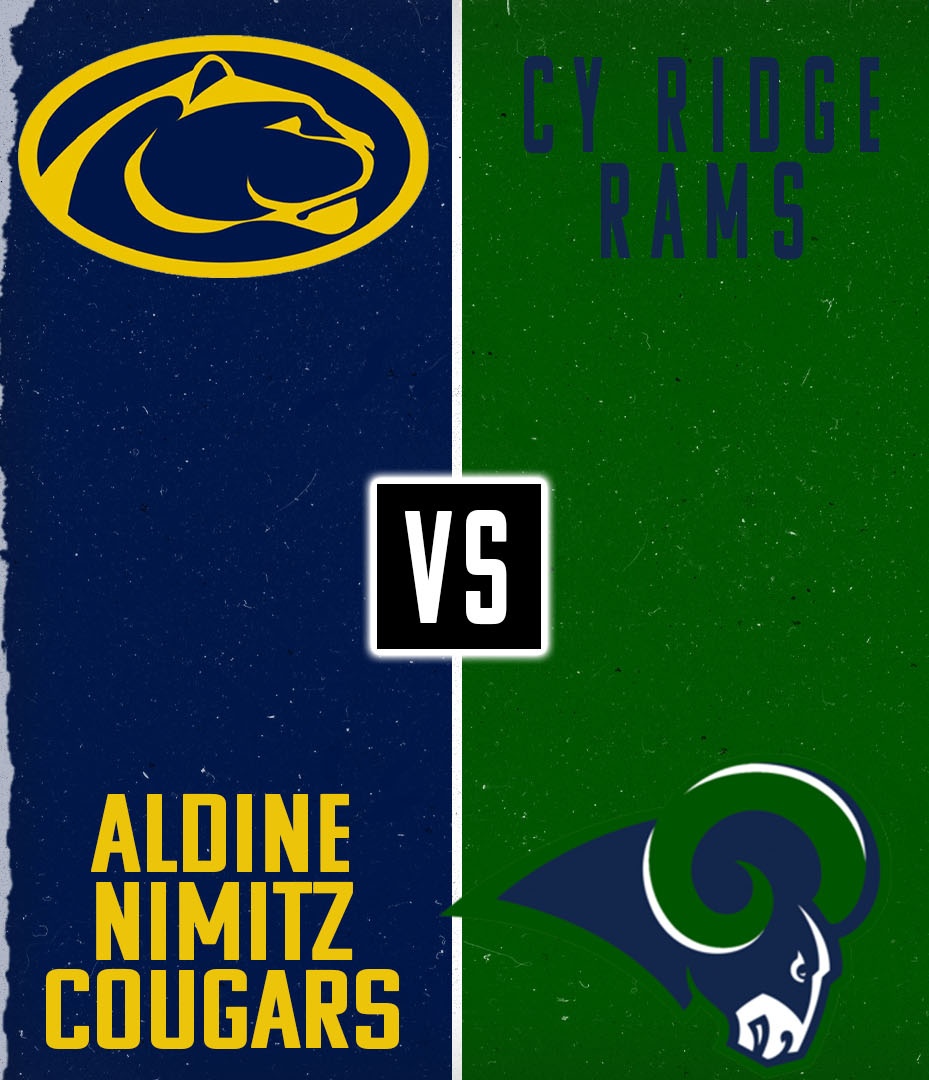 TXHSFB GAMEDAY (@usagamedayu) on Twitter photo 🏟️Live From Pridgeon Stadium
🏈Aldine Nimitz vs Cy Ridge
📅Saturday, September 7th
⏰6pm Kickoff
📺bitly.cx/LMCf
<a href="/NimitzCoogsFB/">Aldine Nimitz Football</a> <a href="/CyRidgeMedia/">CyRidge Media</a> <a href="/CyRidgeBooster/">CyRidgeAthleticBooster</a> <a href="/CFISDAthletics/">CFISDAthletics</a> 🏟️Live From Pridgeon Stadium
🏈Aldine Nimitz vs Cy Ridge
📅Saturday, September 7th
⏰6pm Kickoff
📺bitly.cx/LMCf
<a href="/NimitzCoogsFB/">Aldine Nimitz Football</a> <a href="/CyRidgeMedia/">CyRidge Media</a> <a href="/CyRidgeBooster/">CyRidgeAthleticBooster</a> <a href="/CFISDAthletics/">CFISDAthletics</a>
