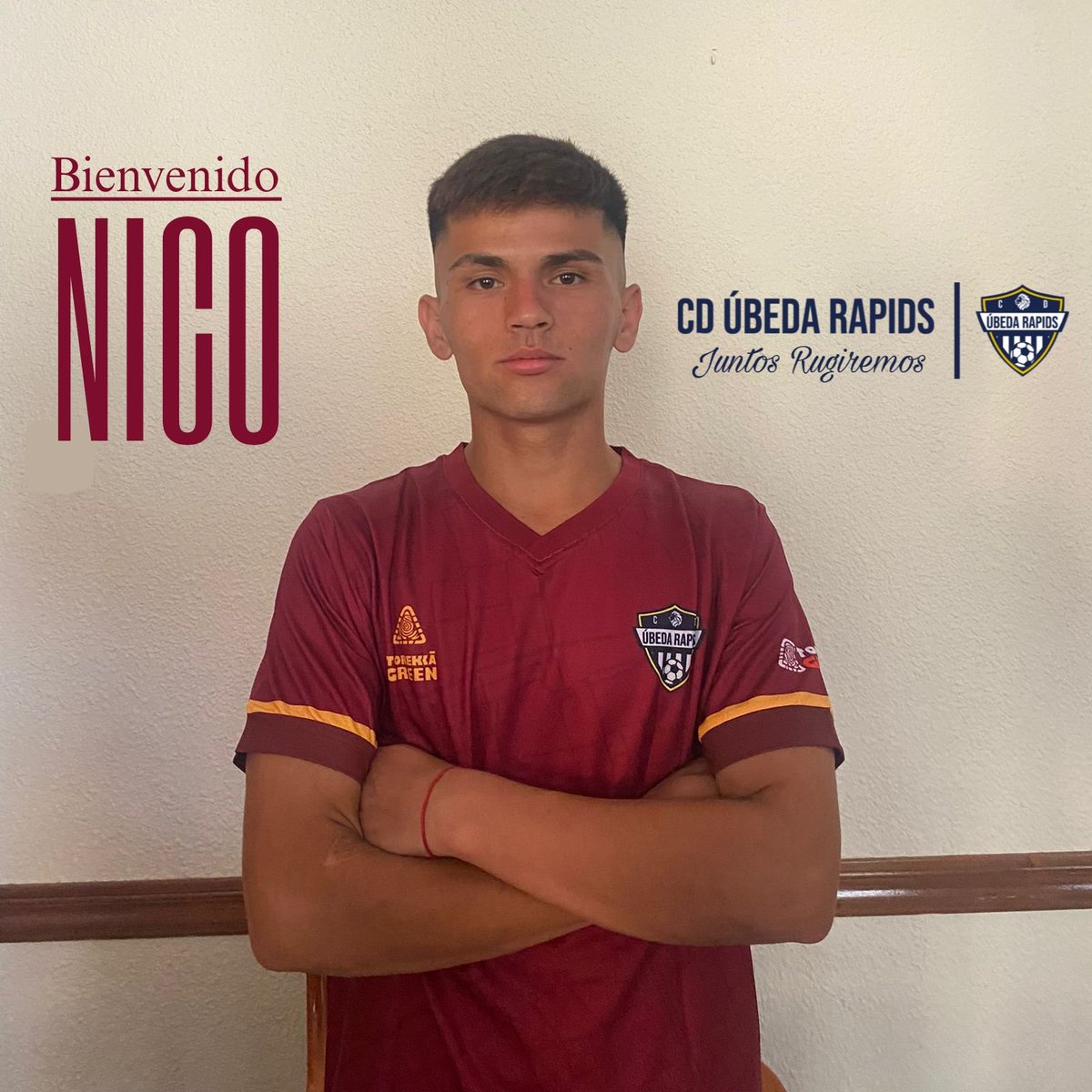 ✍🏻🇱🇻| NICO ASIS FICHADO

Nico ficha por el club y defenderá los colores de los leones granates.

Nuevo jugador argentino que juega en la delantera y nació en el año 2004. 

Goleador del día de ayer contra el Cazorla.

Bienvenido a tu casa! 🦁🇱🇻

#𝑱𝒖𝒏𝒕𝒐𝒔𝑹𝒖𝒈𝒊𝒓𝒆𝒎𝒐𝒔