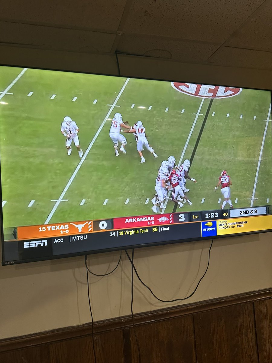 Rewatching 2021 AR-TX ago, Texas walked into a roaring road venue as a TD favorite in week 2. Let’s have a day