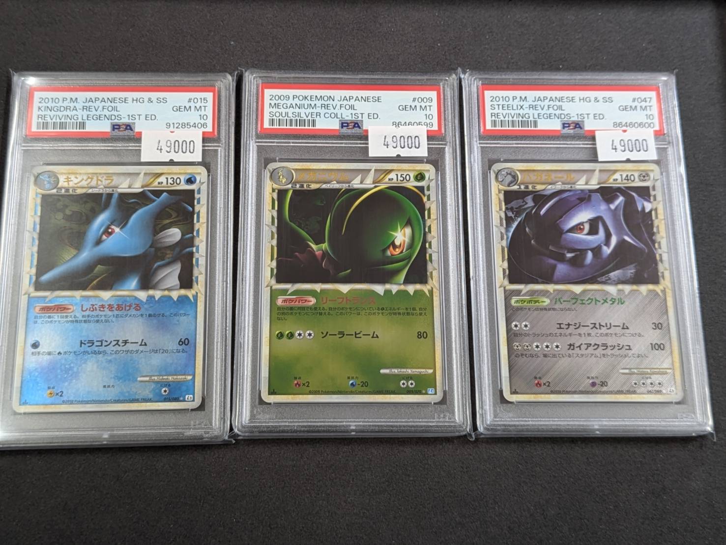 メガニウム　グレート　ミラー　1st PSA10鑑定済〕メガニウム(グレートミラー)【-】{009/070}
