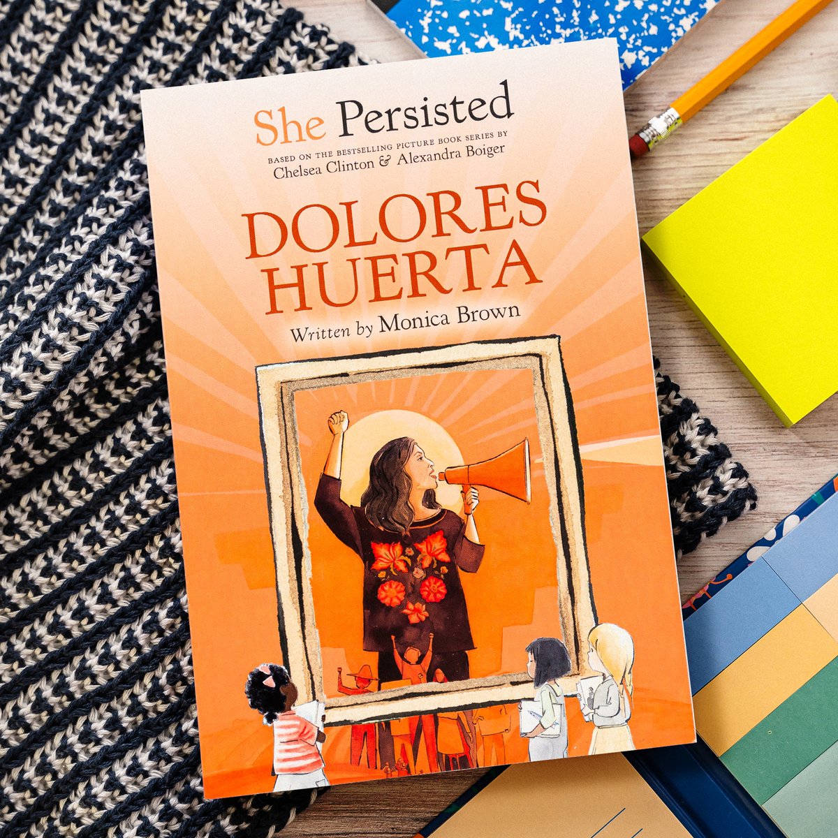 Penguin Kids (@penguinkids) on Twitter photo 📣 Discover the incredible story of Dolores Huerta in SHE PERSISTED: DOLORES HUERTA written by <a href="/monicabrownbks/">Monica Brown🦋</a> with an intro from <a href="/ChelseaClinton/">Chelsea Clinton</a>. Learn how she fought for labor rights and women's rights, inspiring us all to make a difference! 🌟
➡️ bit.ly/3Z1PptK 📣 Discover the incredible story of Dolores Huerta in SHE PERSISTED: DOLORES HUERTA written by <a href="/monicabrownbks/">Monica Brown🦋</a> with an intro from <a href="/ChelseaClinton/">Chelsea Clinton</a>. Learn how she fought for labor rights and women's rights, inspiring us all to make a difference! 🌟
➡️ bit.ly/3Z1PptK