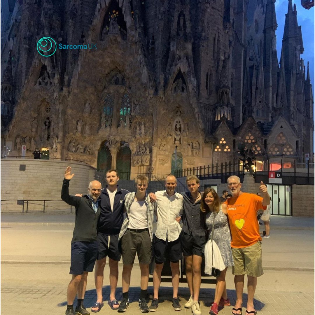 🚴‍♂️ Congratulations to the Furniss team who have made it to Barcelona!

After Jasper's sarcoma diagnosis, they embarked on a phenomenal journey—cycling all the way from Oxford to raise vital funds for Sarcoma UK.

justgiving.com/team/o2b?utm_m…