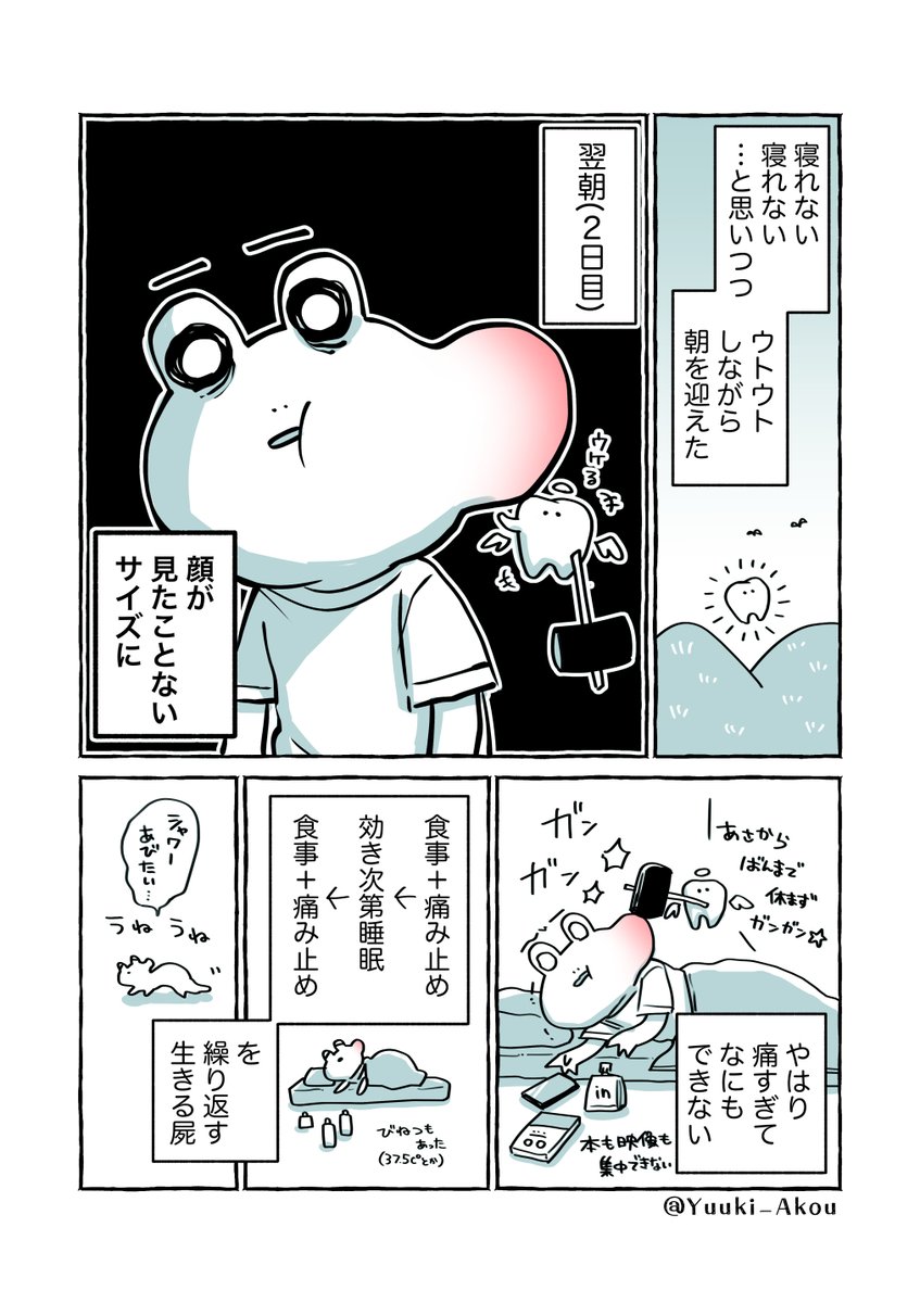 横向き親知らず抜歯レポ~後編~
(3/4) 
