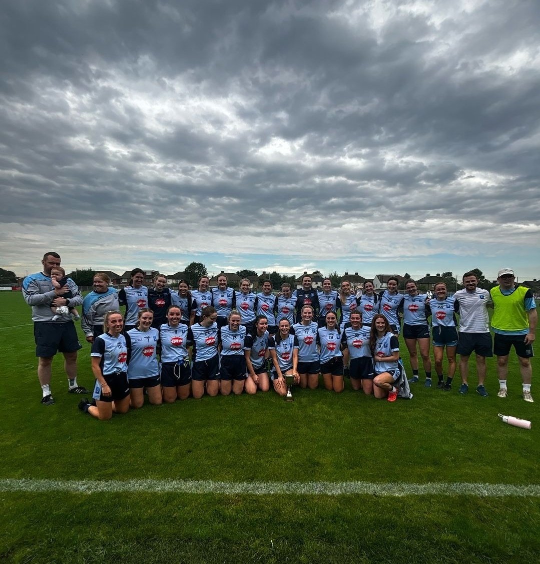 WandsworthGaels's tweet photo. Monumental day for the club winning its first ever @LondonLGFA Junior  County Title beating a great @StKiernansGAA team on a scoreline of 2-07 to 2-04.

We'll see yaz all in The Hop Pole 💙 https://t.co/wrSAQKiAwL