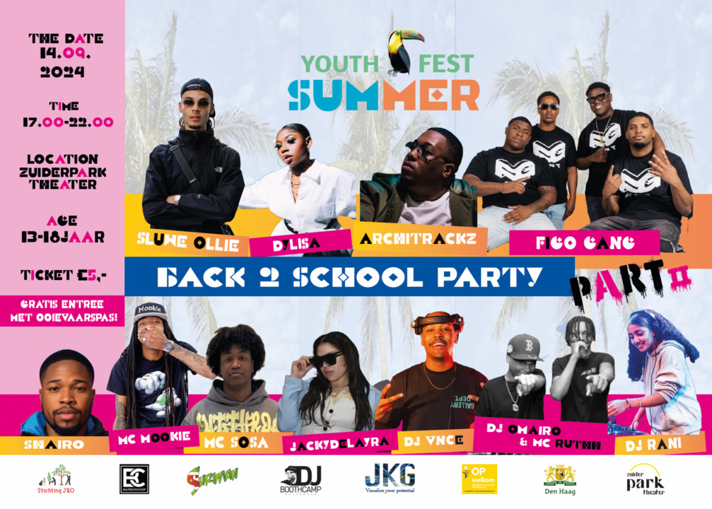 Nog 1 week tot het Youth Summer Fest plaatsvindt. De Back to School Party voor iedereen van 12 tot 18 jaar! Heb jij al kaartjes?🎟️

@youthsummerfest24