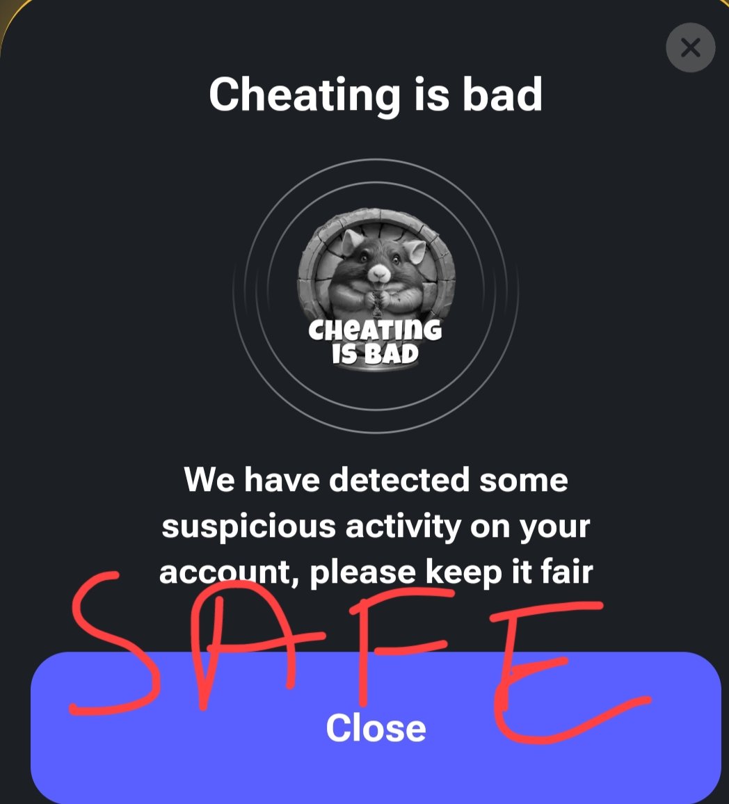QURANHADITH90's tweet image. Hamster Kombat Added New achievement. Here is the explanation.👇👇
If You are not safe then you need to stop illegal activities .
#hamster