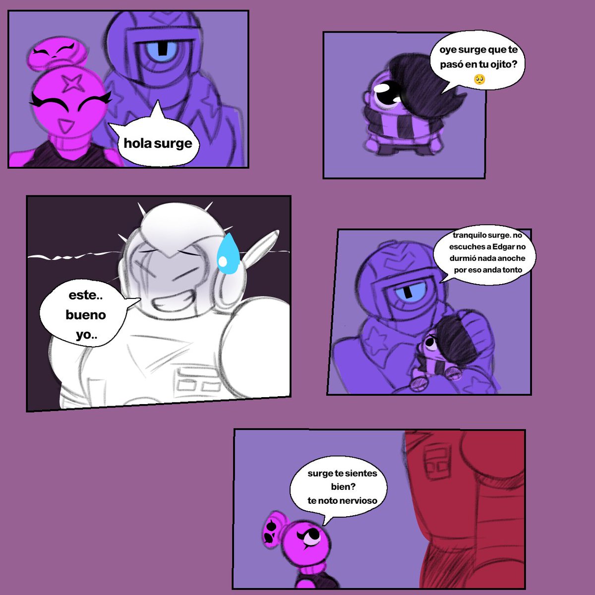 TickQueen69's tweet image. Alfin nuevo capitulo de the chaos stars.
Otra vez perdón por tardar
Denle amor a este capítulo pls🥺
Parte 1 (1/?)
#TheChaosStars #BrawlStars #AU #brawlstarssurge #brawlstarsmax #brawlstarstick #brawlstarsstu #brawlstarsedgar
#comic