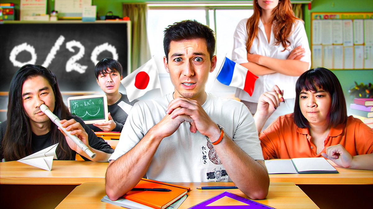 J’emmène des Japonais juger l’école en France
Ma plus grosse production divertissement ever...

youtu.be/_ZP9Ca9j2jw