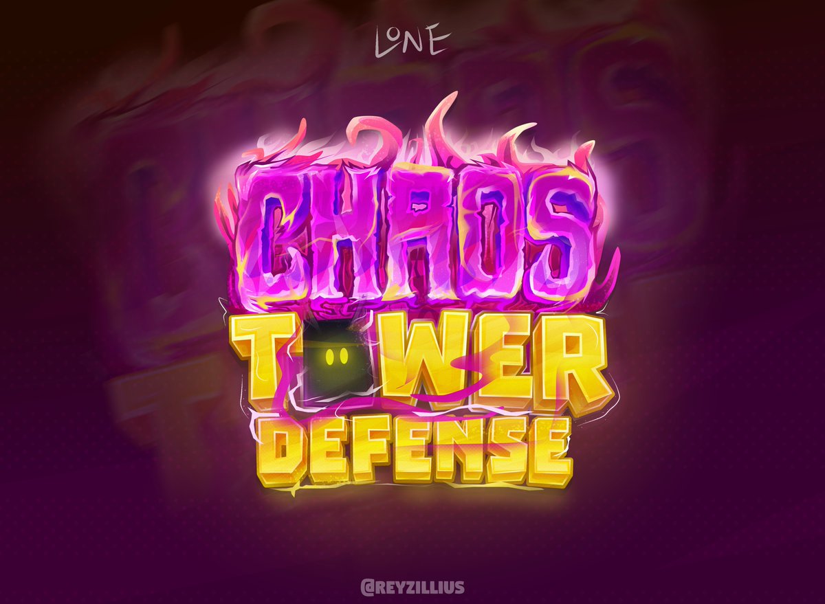 reyzillius's tweet image. "Chaos Tower Defense" - Logo Commission for
@cosmowgames and @RealCalvinGray🔥
/ #RobloxDev / #RobloxLogos / #Graphics / #Logos