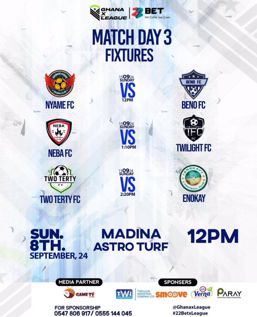 We are ending <a href="/EnokayFC/">Enokay FC</a> unbeaten streak tomorrow 🔥🔥🔥🔥
   Come and enjoy good football 🫱🏿‍🫲🏾
#22BetXLeague