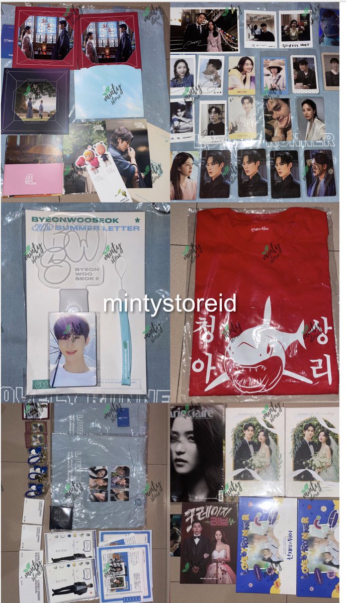 skylaama's tweet image. READY STOCK KDRAMA - ACTORS MERCH 

Official album - merch - fanmeet md 💕
- LOVELY RUNNER | BYEON WOOSEOK, KIM HYEYOON
- QUEEN OF TEARS | KIM JIWON 
- ALCHEMY OF SOULS 
- KIM TAERI
- etc

📍Bekasi, INA 🇲🇨
Price bisa DM atau cek reply~

Eng ✅
Payment IDR only or shopee 🇲🇾🇸🇬🇵🇭🇹🇭