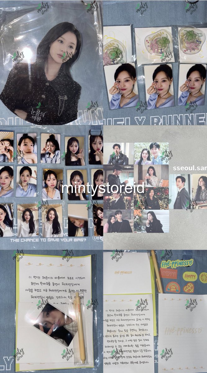 skylaama's tweet image. READY STOCK KDRAMA - ACTORS MERCH 

Official album - merch - fanmeet md 💕
- LOVELY RUNNER | BYEON WOOSEOK, KIM HYEYOON
- QUEEN OF TEARS | KIM JIWON 
- ALCHEMY OF SOULS 
- KIM TAERI
- etc

📍Bekasi, INA 🇲🇨
Price bisa DM atau cek reply~

Eng ✅
Payment IDR only or shopee 🇲🇾🇸🇬🇵🇭🇹🇭