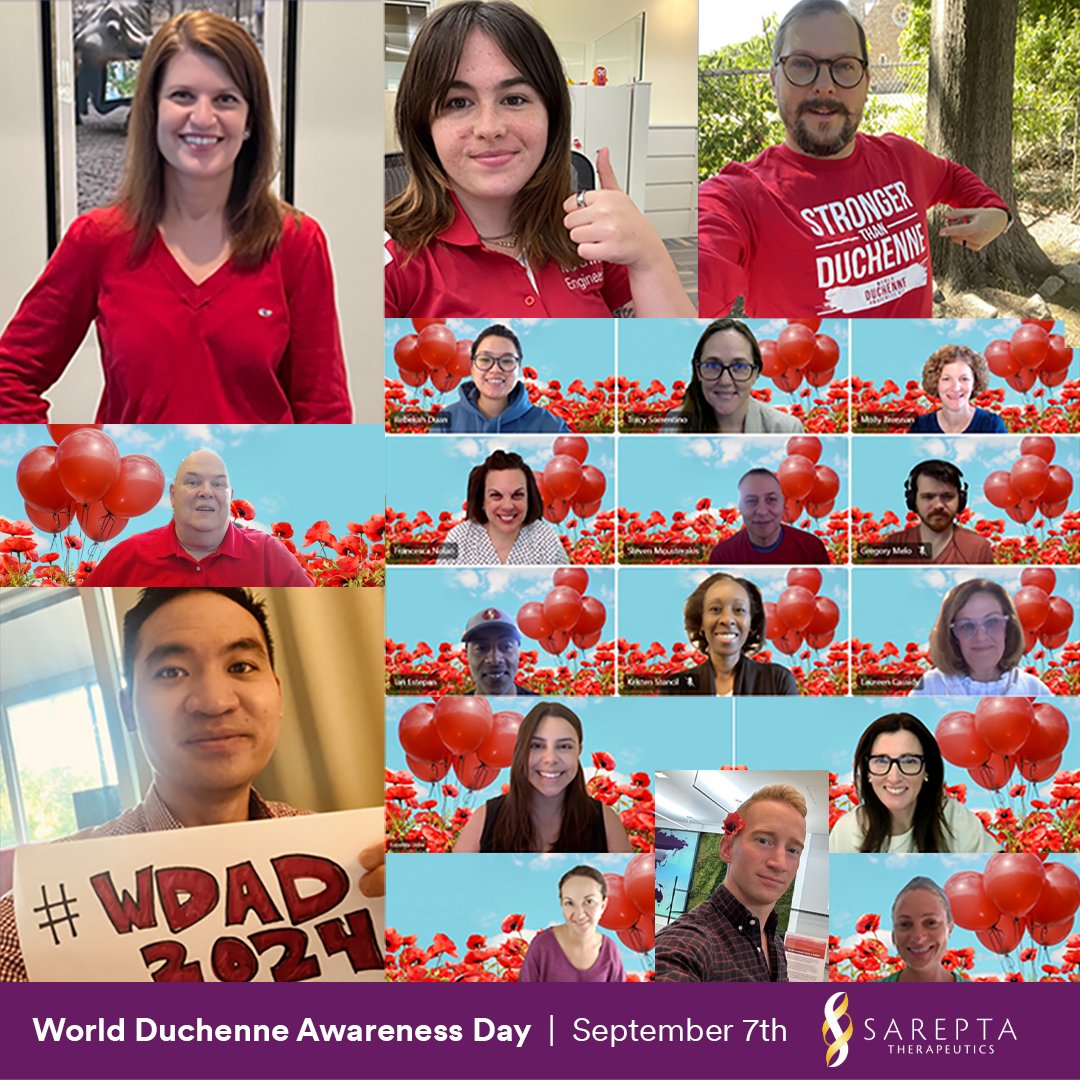 Today is World Duchenne Awareness Day, a day dedicated to raising global awareness of #Duchenne muscular dystrophy. Like we do each year on this day, we’re wearing wear red to show support for individuals and families impacted by this rare genetic disease. #WDAD2024