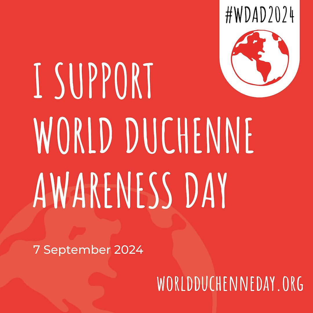Today is #WorldDuchenneAwarenessDay

Duchenne muscular dystrophy is a rare genetic disorder causing progressive muscle degeneration &amp; weakness

We salute the courage and resilience of the children living with it

Thank you <a href="/KuwaitMissionUN/">Kuwait Mission to the UN 🇰🇼</a> for this initiative 🎈❤️ 

#WDAD2024